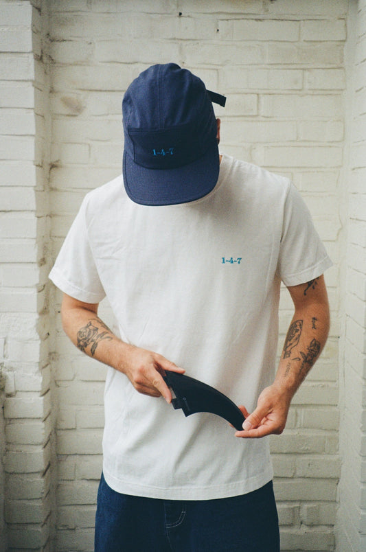 1-4-7 T-shirt oversized unisex embroidered Logo